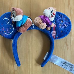 SOLD Disneyland Paris Chip & Dale 30th Anniversary Ears, headband, brand new